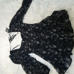 Backless Chiffon Floral Dress